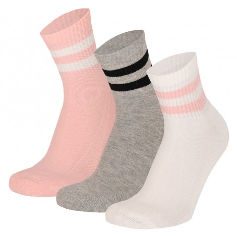 Sportsokken, sneakersokken net boven de enkel per 3 paar in een bundel 