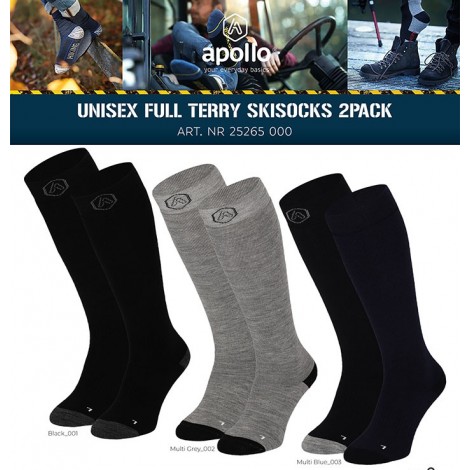 Ski kousen per twee paar in een bundel