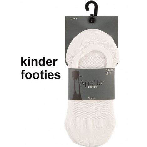 Invisible sneakers van Apollo per vijf paar in een bundel