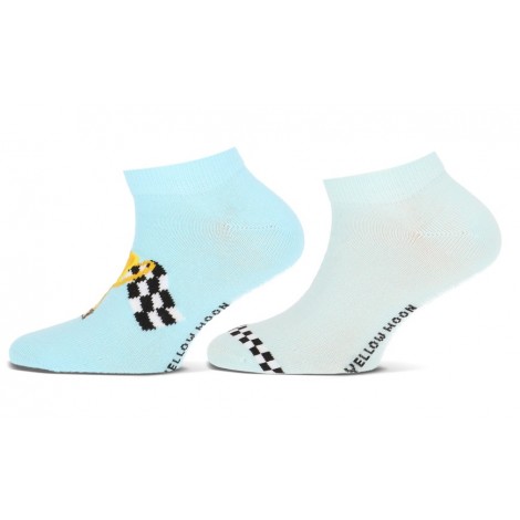 Yellow Moon 2-pack sneaker sokjes