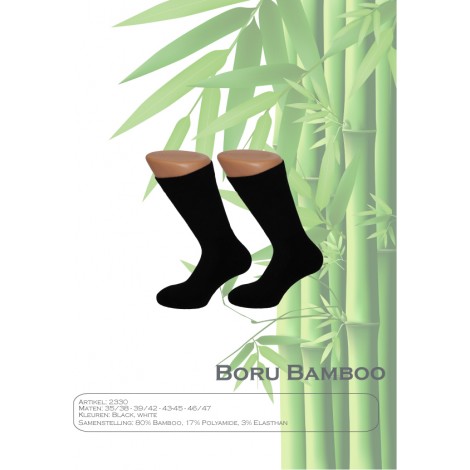 Bamboo sportsokken met links en rechts aanduiding