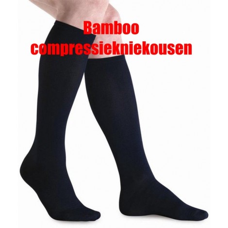 Boru Bamboe Compressie Kniekousen