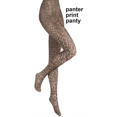Marianne panty met panterprint