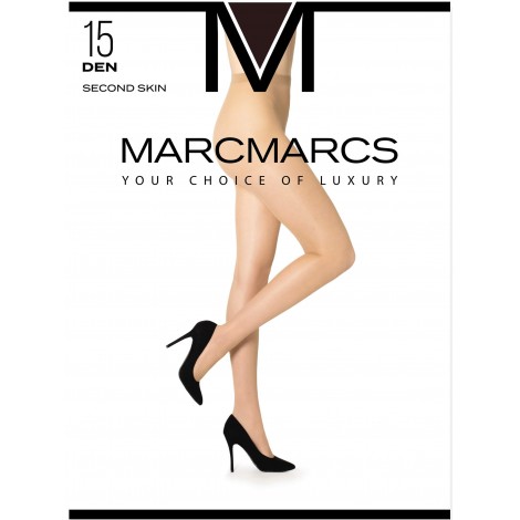 Marc Marcs panty 15 denier met lycra met superfijne tailleband aan het broekje