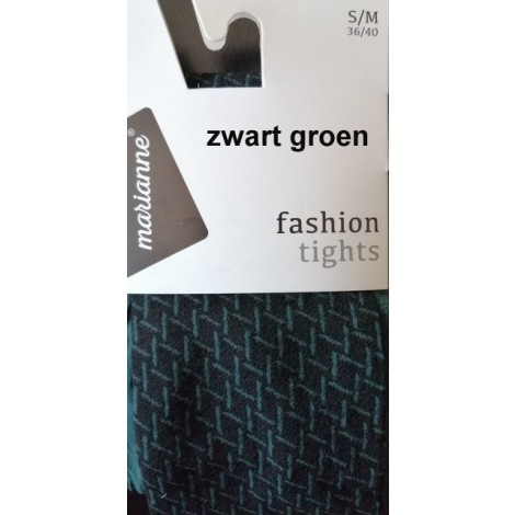 Marianne panty met grafisch dessin