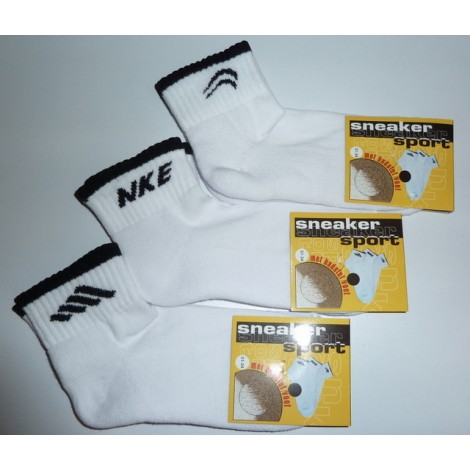 Sneaker sportsokken net boven de enkel per 3 paar in een bundel