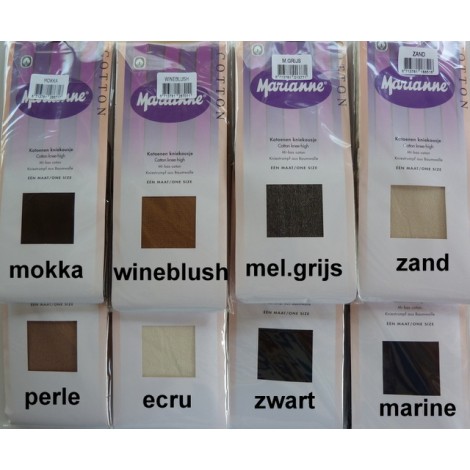 Marianne kniekousen van katoen(55%)/polyamide(45%)