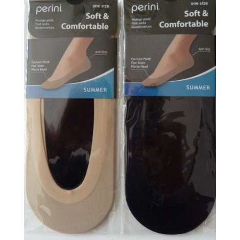 Perini nylon kousenvoetje met siliconen hakje