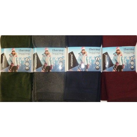 Marianne comfort thermo legging voor dames in melange kleuren