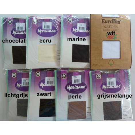 Euralon panty van katoen (55%) polyamide (45%)