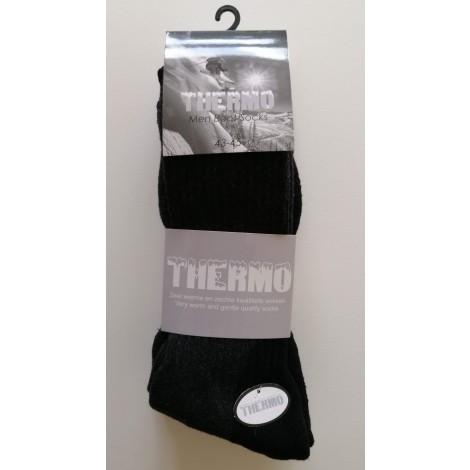 Warme thermo sokken per twee paar met wol