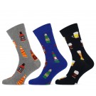 Limited edition grappige sokken voor maat 36-42 en maat 40-46 per drie paar
