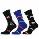 Limited edition grappige sokken voor maat 36-42 en maat 40-46 per drie paar