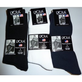 Dunne 80% katoenen heren sokken per 3 paar zonder teennaad, met lycra.