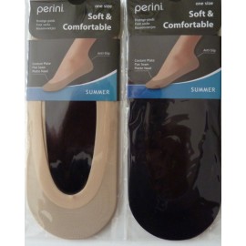 Perini nylon kousenvoetje met siliconen hakje