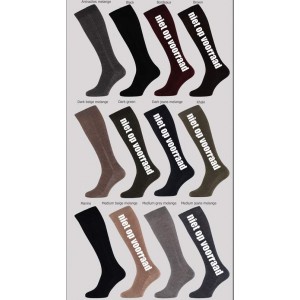 Angro classic, dunne herenkniekous van wol, zonder naad op de tenen