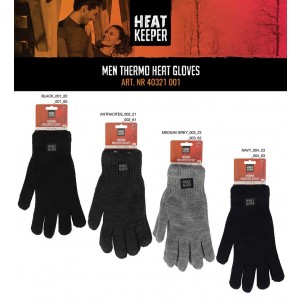 Thermo fleece handschoenen van Heatkeeper voor heren