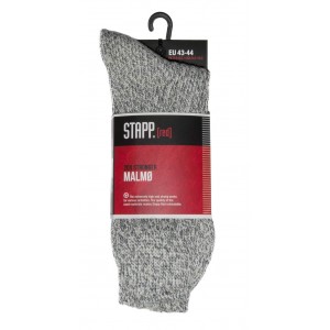 Stapp Malmo, fijn gebreide sterke wollen werksok.