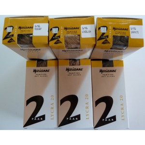 Marianne 2pak panty 20 denier met lycra